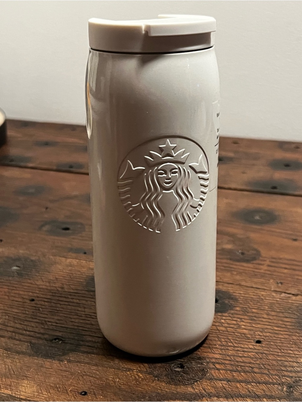 Starbucks 2026 Pearl White Glitter Stainless Steel Tumbler Travel Mug 12 oz